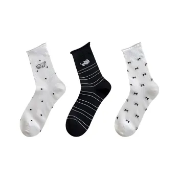 7 SEVFUN Mid Calf Socks Women's 3 Pack