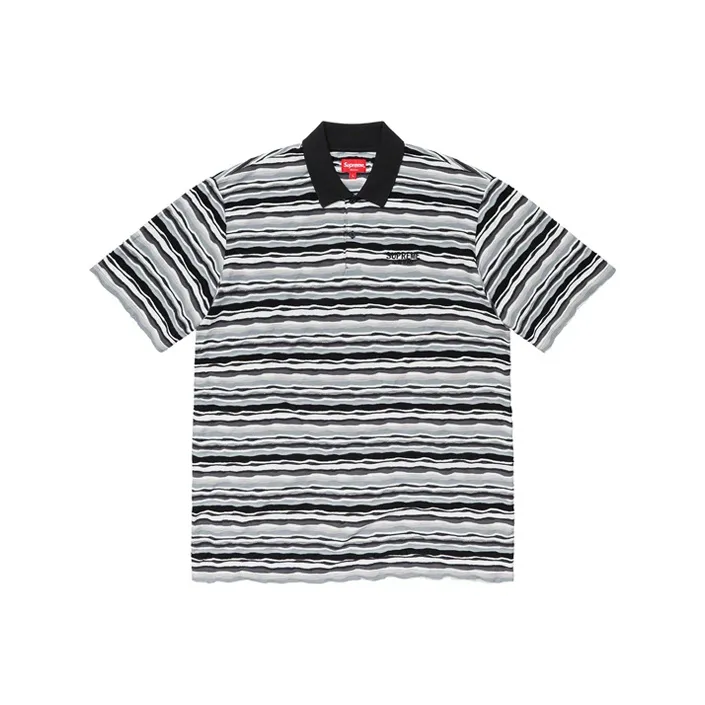 Supreme Textured Stripe Polo-0