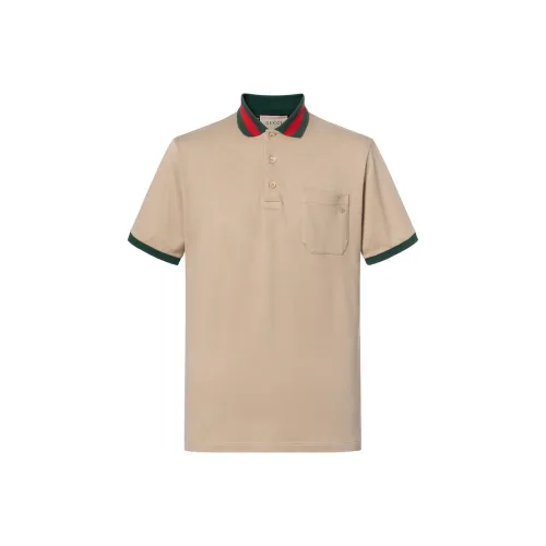 GUCCI SS22 Polo Shirt Men's Brown