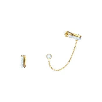 Swarovski Time Earrings Women's White