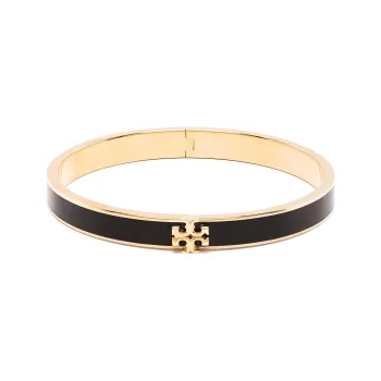 TORY BURCH Kira Double T Logo Plaque Bracelet