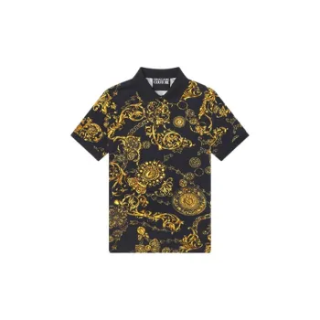 VERSACE Polo Shirts Men Black