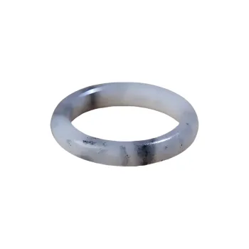Jade Charm Yao Hetian Jade Rings Blue And White Unisex