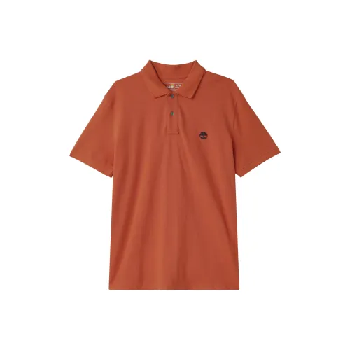Timberland Polo Shirts Men Orange