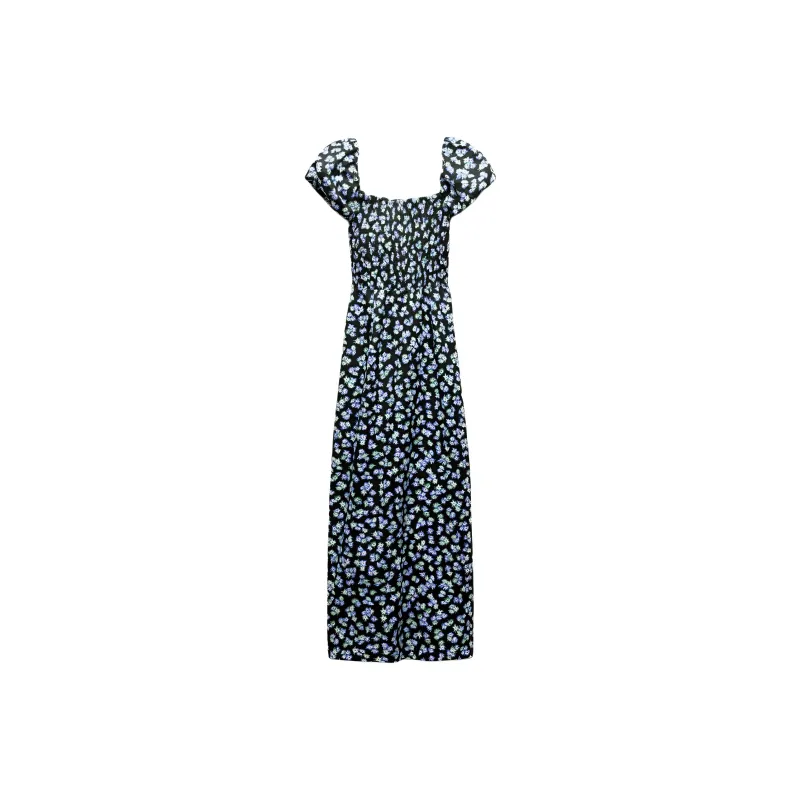ZARA Short-Sleeved Dresses Women's Green-1