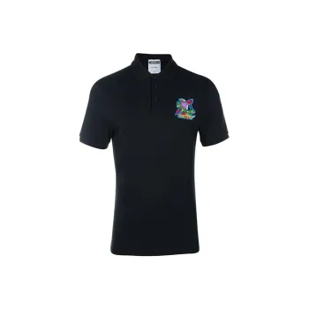 MOSCHINO Polo Shirts Men Black