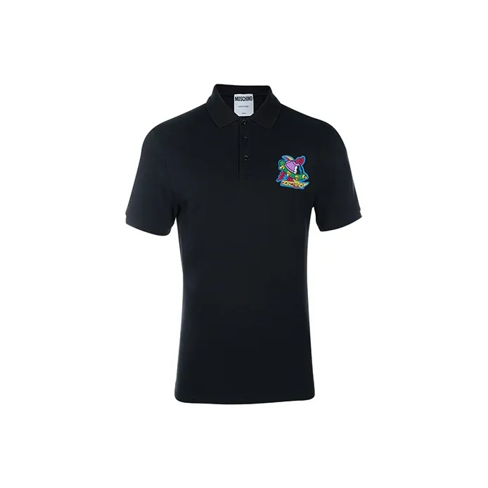 MOSCHINO Polo Shirts Men Black-0