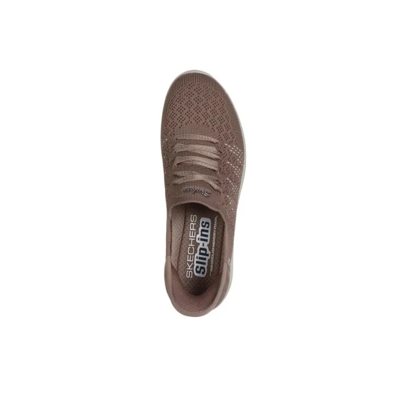 Skechers Arya Low Top Casual Shoes Women's Brown-2