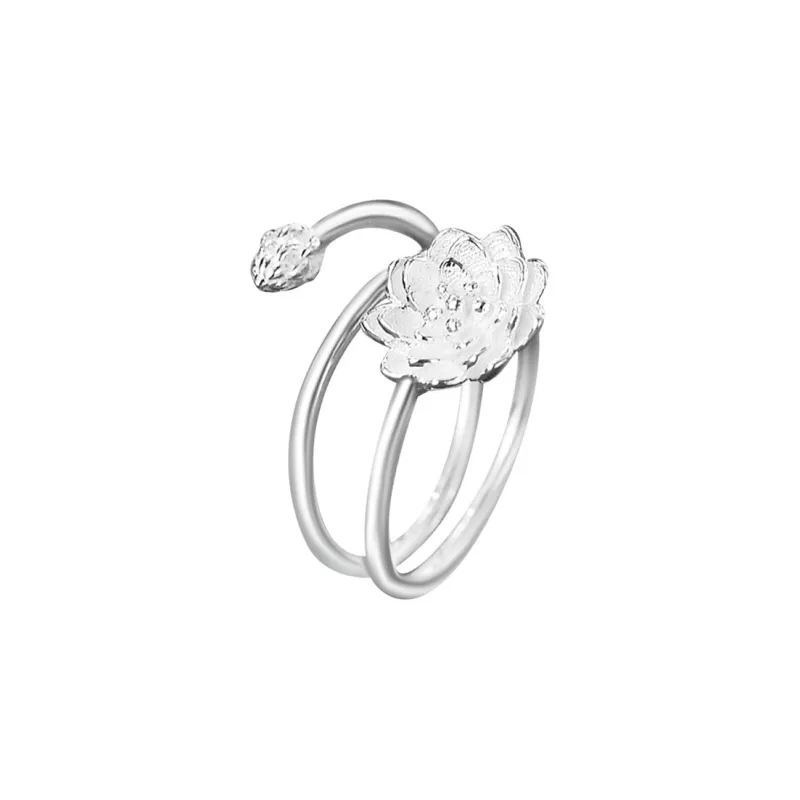 Nine Music 999 Fine Silver Rings Women's-5