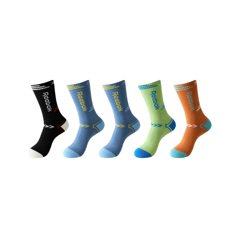 Reebok Mid Calf Socks Unisex 5 Pack-30