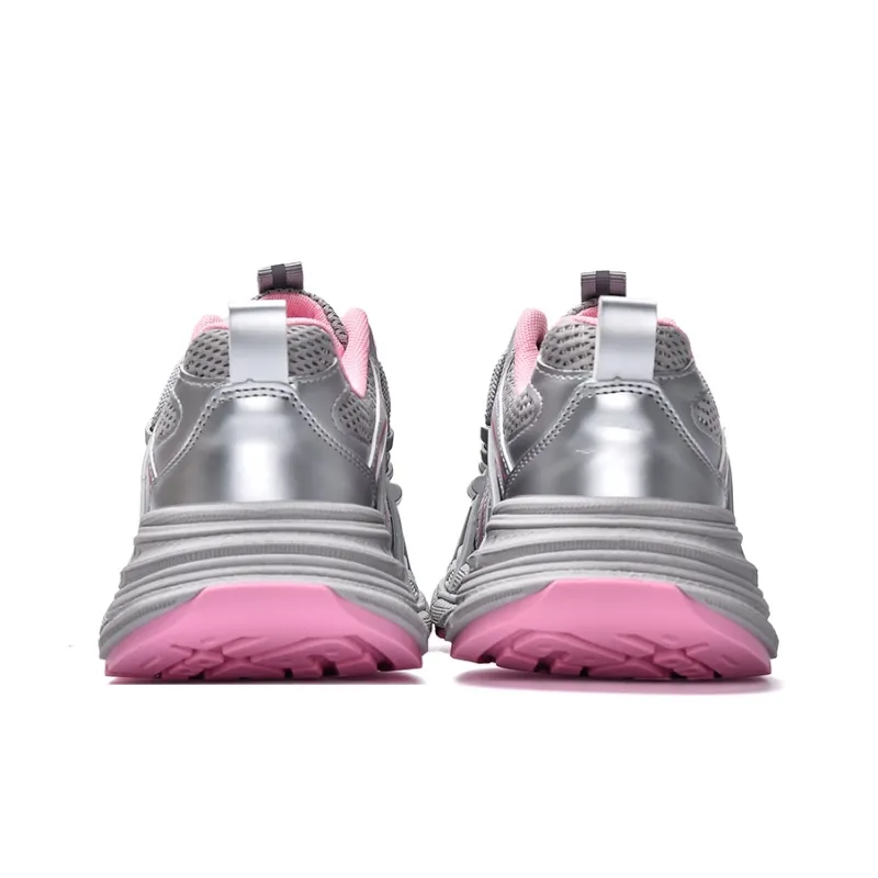 MISTERY Breathable, Slip Resistant, And Abrasion Resistant Low Top Chunky Sneakers Women's-18
