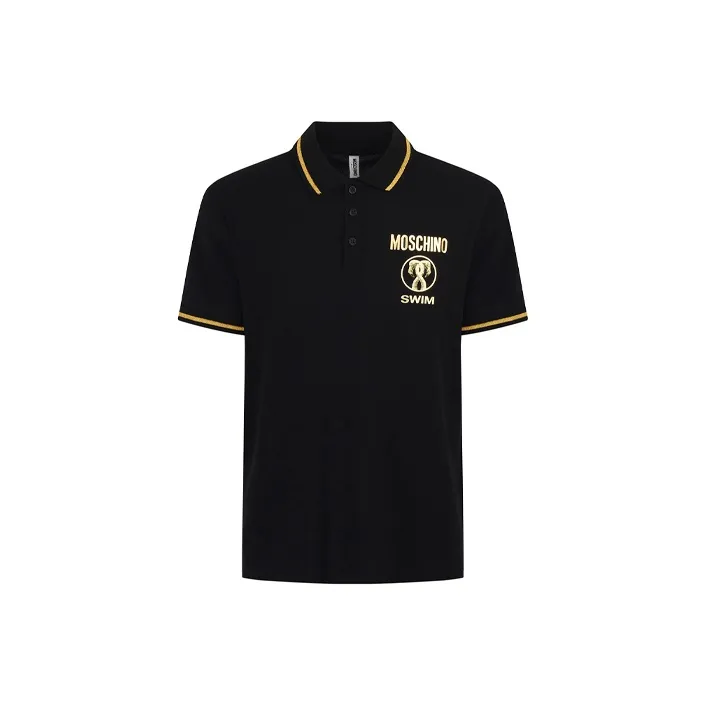 MOSCHINO Polo Shirts Men Black-0
