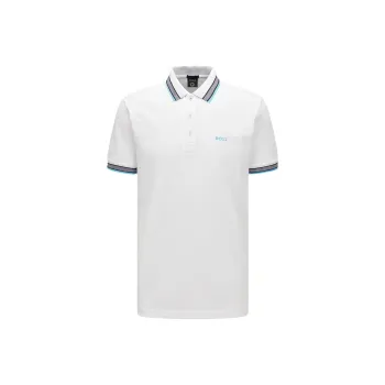 HUGO BOSS Polo Shirts Men White
