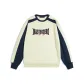 Cream Apricot/Navy Blue