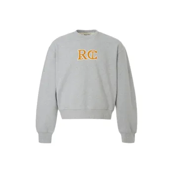 RECTO SS24 RC EMBROIDERY CLASSIC Sweatshirt Men's Melange Grey/Mixed Color Gray