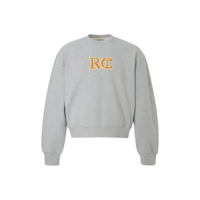 RECTO SS24 RC EMBROIDERY CLASSIC Sweatshirt Men's Melange Grey/Mixed Color Gray-0