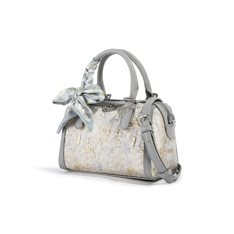 CentarlKatty Polyurethane Pillow Bag Handbag Women's Bright Future Gray-3