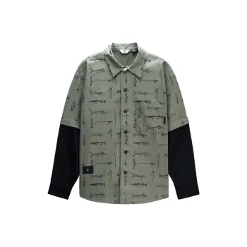 GOLDLION G+ Shirt Men's Khaki Green