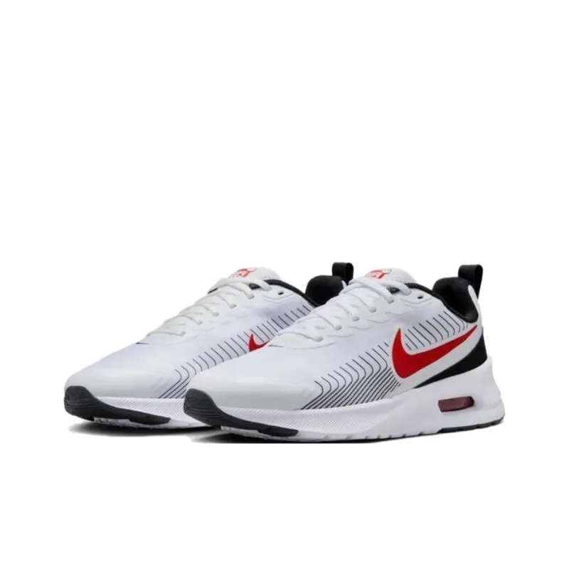 Nike Air Max Nuaxis White Black University Red-3