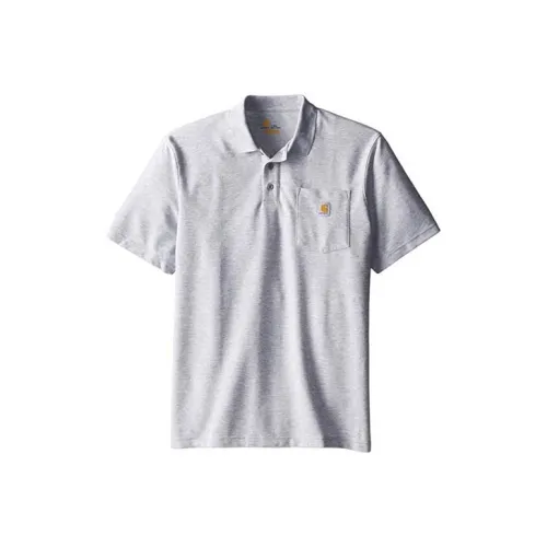 Carhartt Polo Shirts Men Light Gray