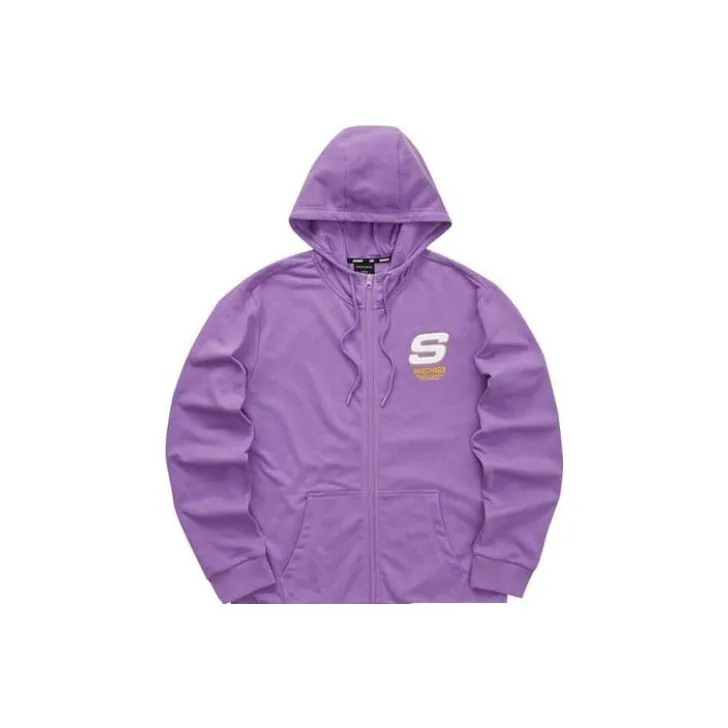 Skechers Colorful Sweatshirts Unisex Crystal Purple-0