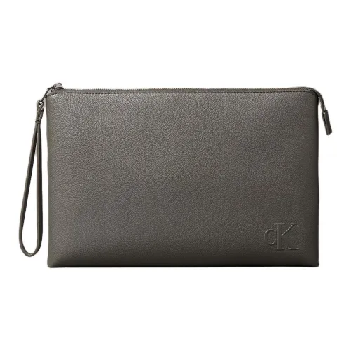 CALVIN KLEIN Polyurethane Clutch Men's Whale Color