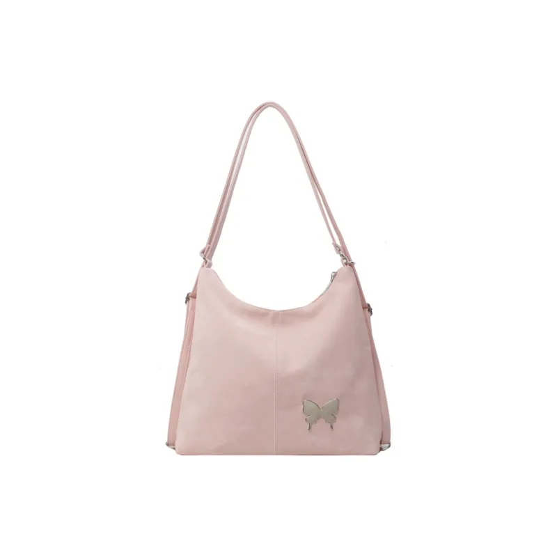 GOX PU Backpack On The Shoulder Regular Women's Ecru/Black/Silver/Blue/Pink-13