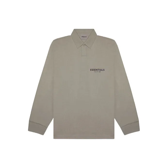 Fear Of God Essentials Long Sleeve Boxy Polo-0