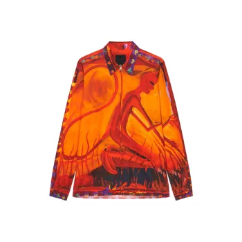 Givenchy Graphic print Button up Shirt