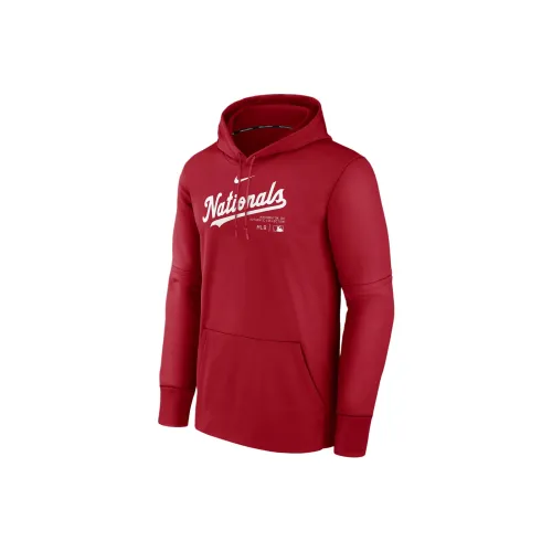 Nike Washington Nationals Authentic Collection Practice Men's Nike Therma Mlb Pullover Hoodie