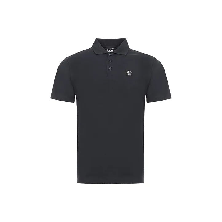 EMPORIO ARMANI EA7 Polo Shirts Men Black-0