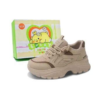 Budding Bear Anti Slip And Wear Resistant Lightweight Height Increasing Low Top Chunky Sneakers Women's