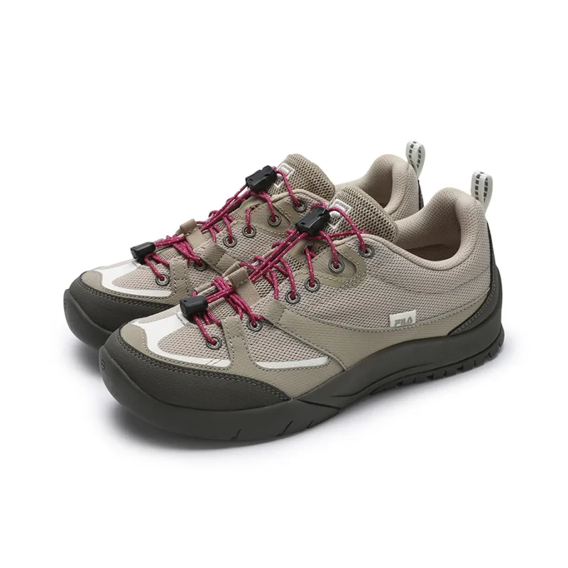 FILA CAMLIFE Slip Resistant, Abrasion Resistant, Breathable Low Top Skateboard Shoes Women's Yellow Gray-2
