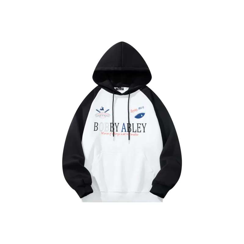 BOBBY ABLEY Loose Fit Versatile Casual Heavyweight Hoodie Unisex-0