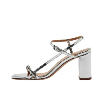 Aeyde Franzi Strap Sandals 7.5cm Women's Silver
