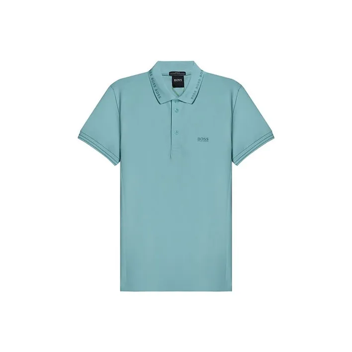 HUGO BOSS Polo Shirts Men Sky Blue-0