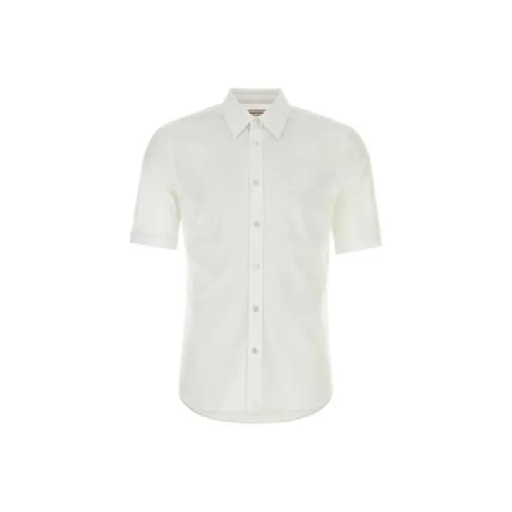 Alexander McQueen Short Sleeved Buttoned Shirt-0