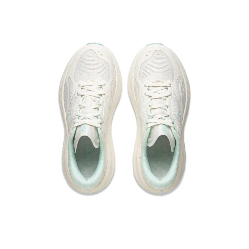 LINING Leisurely Running Shoes Women's Low Top Mist White-3