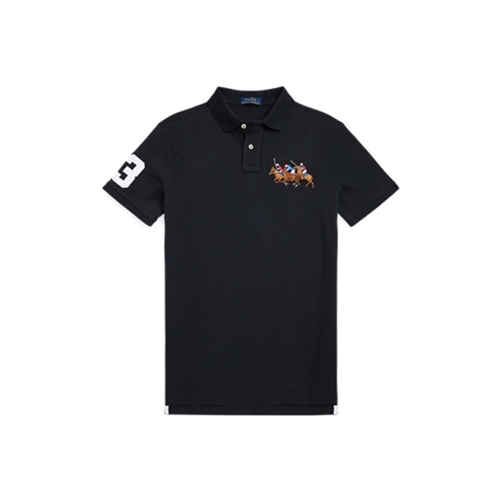 新作 COZY WORLDWIDE * FUR BLACK POLO ポロシャツ 送料関税込 BBY TECHBOI