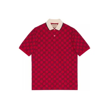 GUCCI SS22 Polo Shirt Men's Red
