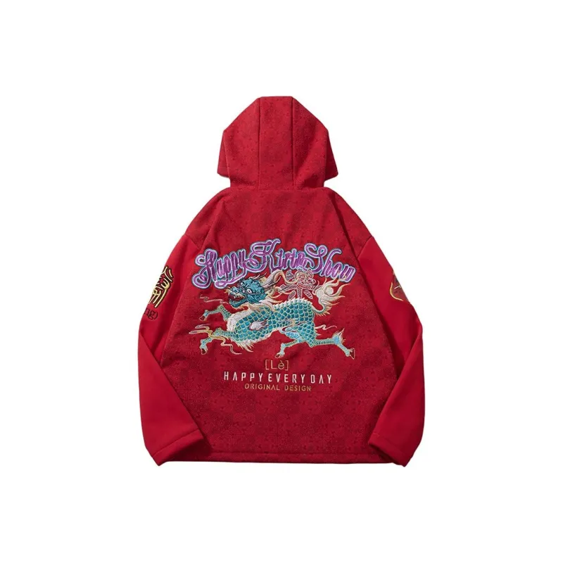 DABAISHA Sweatshirts Men Red-1
