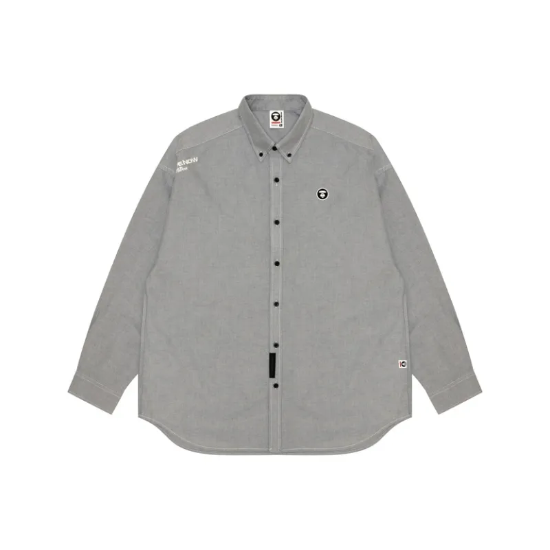 Aape Milo patch Cotton Shirt-0