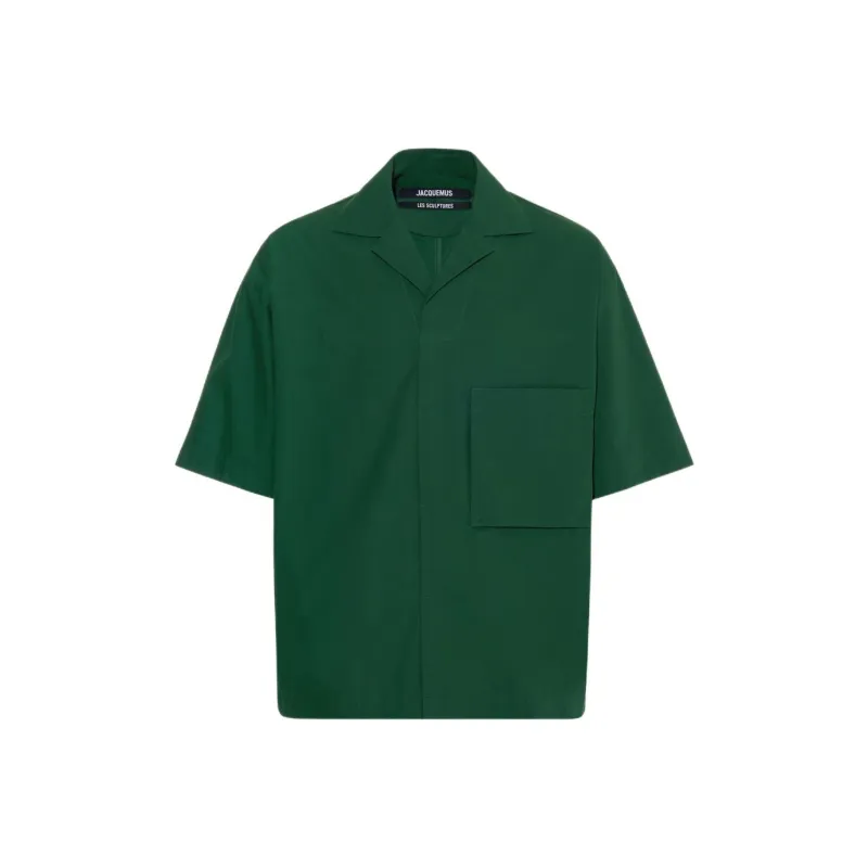 Jacquemus Le Haut Polo Shirt Men's Dark Green-0