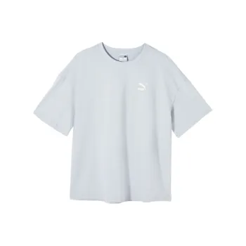 PUMA T Shirt Unisex Platinum Gray