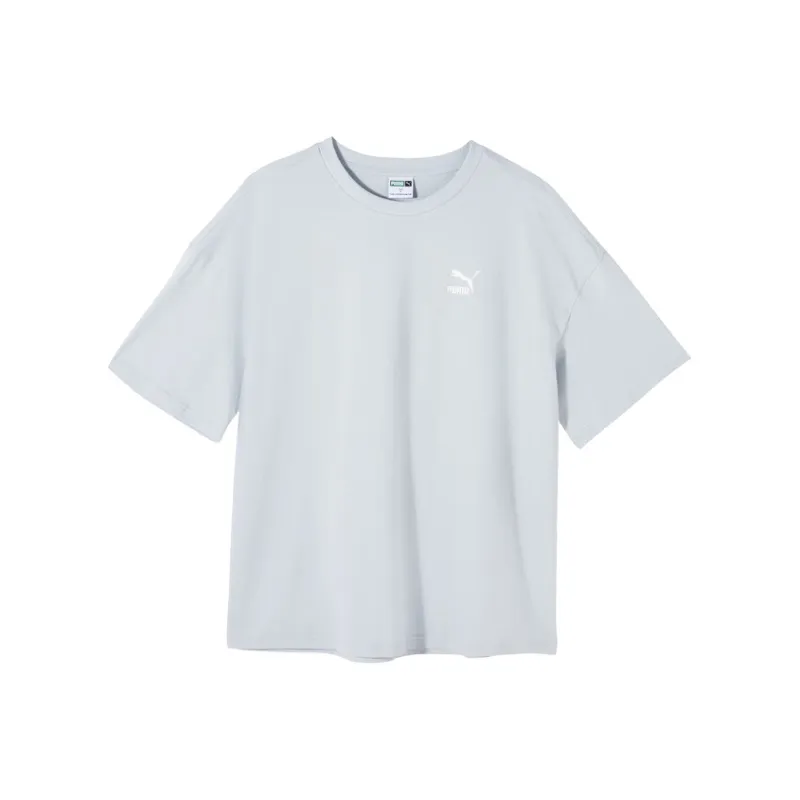 PUMA T Shirt Unisex Platinum Gray-0