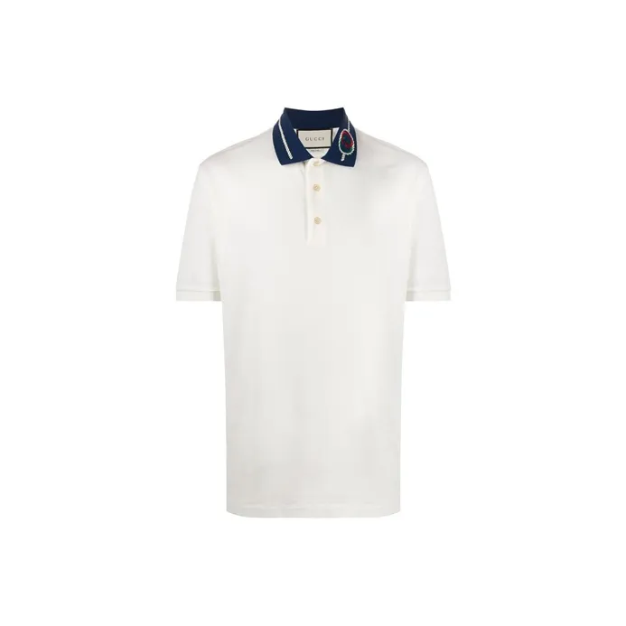 GUCCI Polo Shirts Men White-0