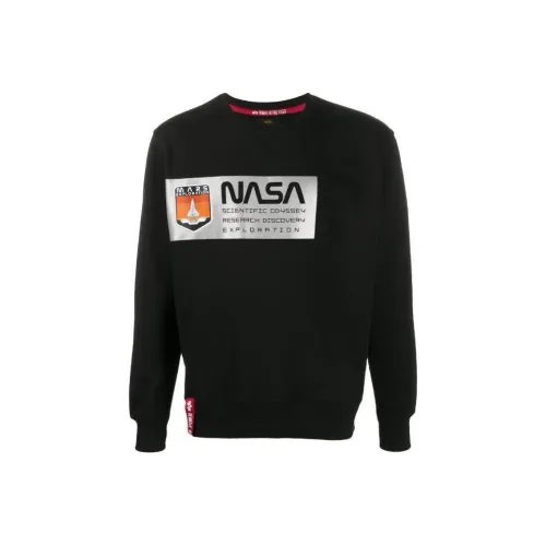 Alpha Industries Sweatshirt Men's Black