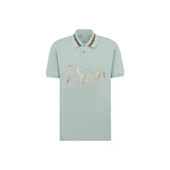 DIOR Dior Quarterly New Products Polo Shirt Men's Green