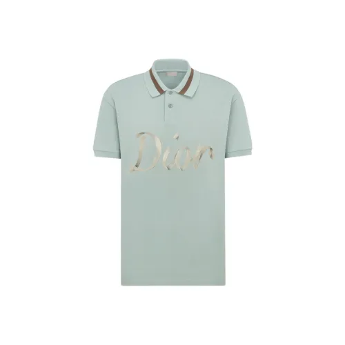 DIOR Dior Quarterly New Products Polo Shirt Men's Green
