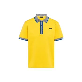 PRADA Polo Shirts Men Yellow
